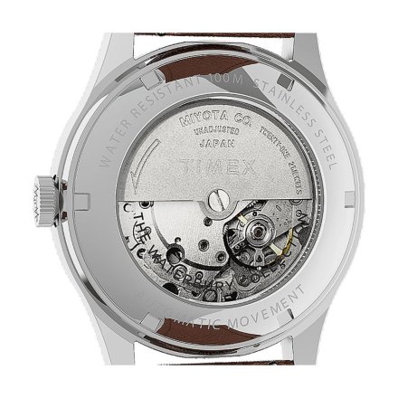 Męski zegarek Timex Waterbury Traditional Automatic srebrny TW2U91000