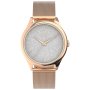 Różowozłoty zegarek Timex City z bransoletką TW2V01400