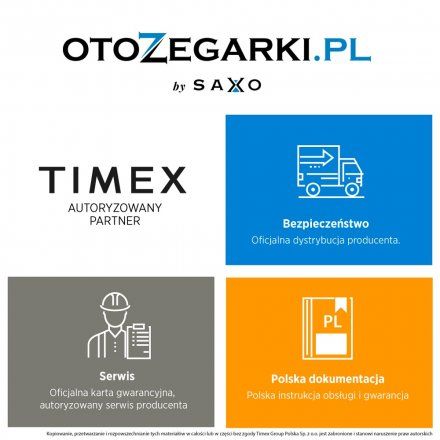 Złoty zegarek Timex City z bransoletką TW2V02500