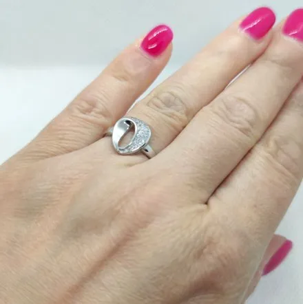 Srebrny pierścionek  GR37 • Srebro 925