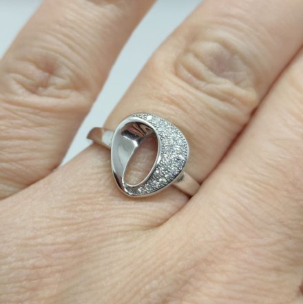 Srebrny pierścionek  GR37 • Srebro 925