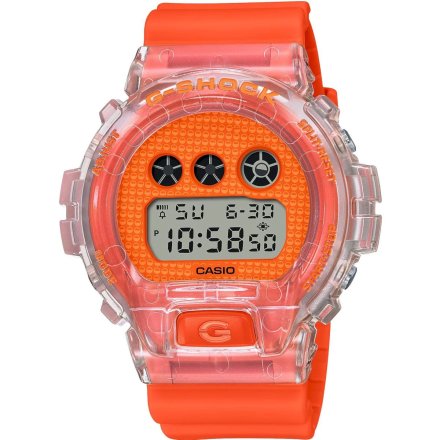 Pomarańczowy zegarek Casio G-SHOCK DW-6900GL-4ER