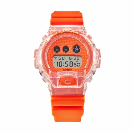 Pomarańczowy zegarek Casio G-SHOCK DW-6900GL-4ER