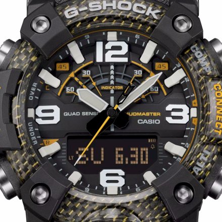 Czarny Zegarek Casio G-SHOCK Mudmaster Master of G GG-B100Y-1AER