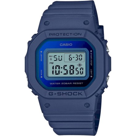 Granatowy zegarek Casio G-SHOCK prostokątny GMD-S5600-2ER