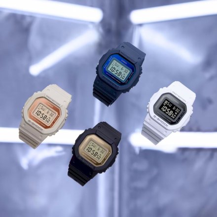 Beżowy zegarek Casio G-SHOCK prostokątny GMD-S5600-8ER