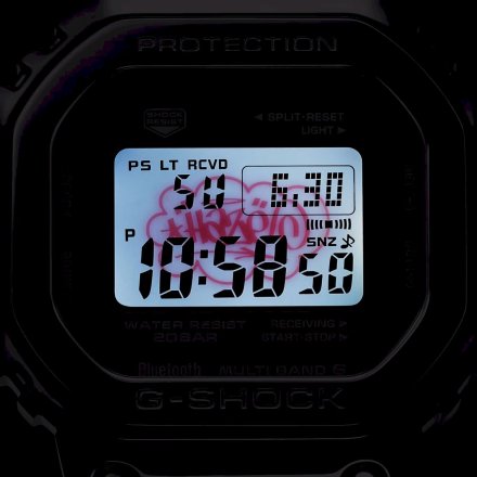 Czarny zegarek Casio G-SHOCK Eric Haze 40th Aniversary prostokątny GMW-B5000EH-1ER