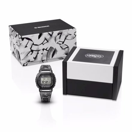 Czarny zegarek Casio G-SHOCK Eric Haze 40th Aniversary prostokątny GMW-B5000EH-1ER