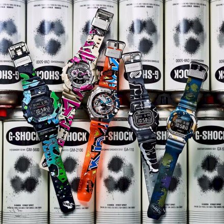 Grafitowy zegarek Casio G-SHOCK Graffiti Street Spirit GX-56SS-1ER