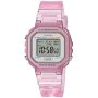 Różowy zegarek Casio POP illuminator prostokątny LA-20WHS-4AEF