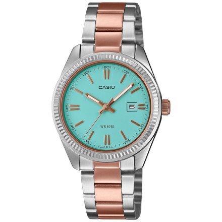 Zegarek Damski Casio Classic z dwukolorową bransoletą LTP-1302PRG-2AVEF