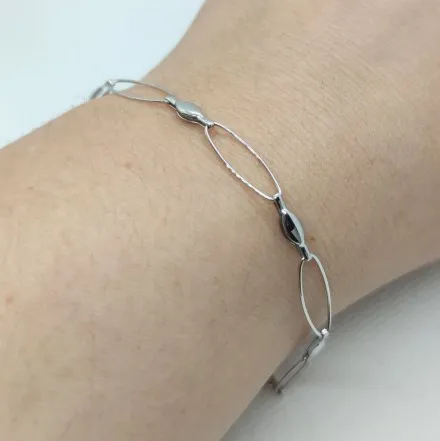 Srebrna bransoletka damska duże ogniwa GR42  • Srebro 925