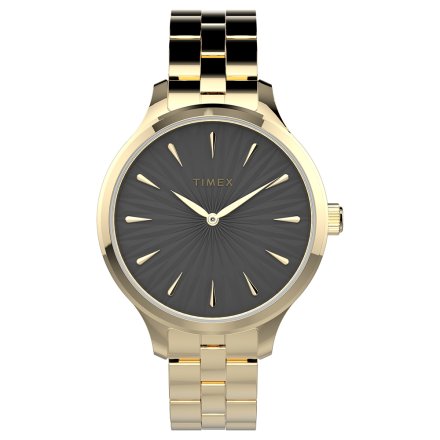 Złoty zegarek Timex Peyton z bransoletką TW2V06200