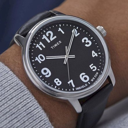 Męski zegarek Timex Easy Reader Bold srebrny TW2V21400