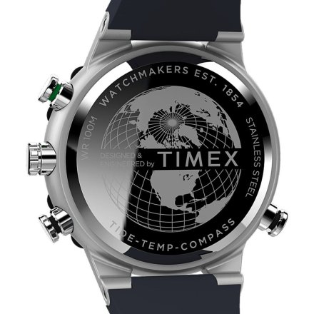 Męski zegarek Timex Allied Intelligent Quartz Tide Temp Compass czarny TW2V22100