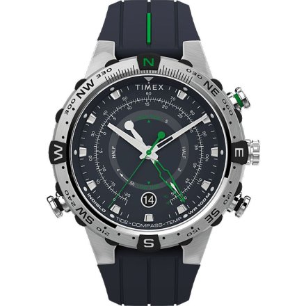 Męski zegarek Timex Allied Intelligent Quartz Tide Temp Compass czarny TW2V22100