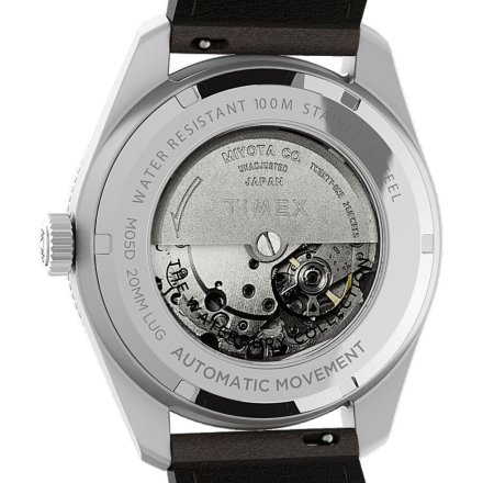 Męski zegarek Timex Waterbury Dive Automatic srebrny TW2V24700