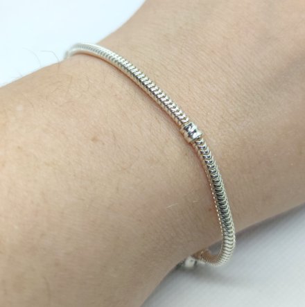 Srebrna bransoletka damska typu pandora  GR103 • Srebro 925