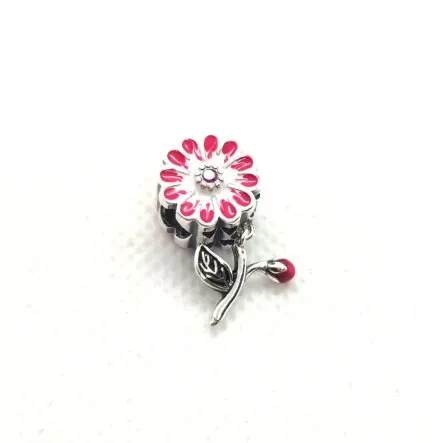 Srebrna zawieszka charms kwiatek GR39 • Srebro 925