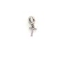 Srebrna zawieszka charms litera T  GR19 • Srebro 925