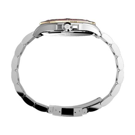 Męski zegarek Timex City Harborside Coast srebrny z bransoletką TW2V27400