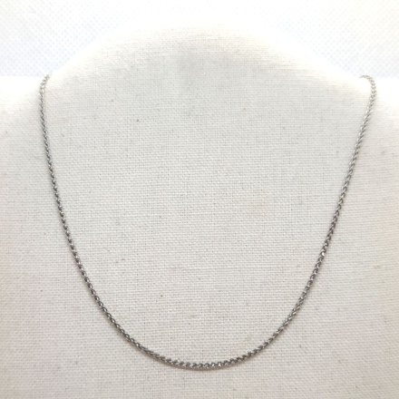 Srebrny łańcuszek lisi ogon 50cm GR40 • Srebro 925
