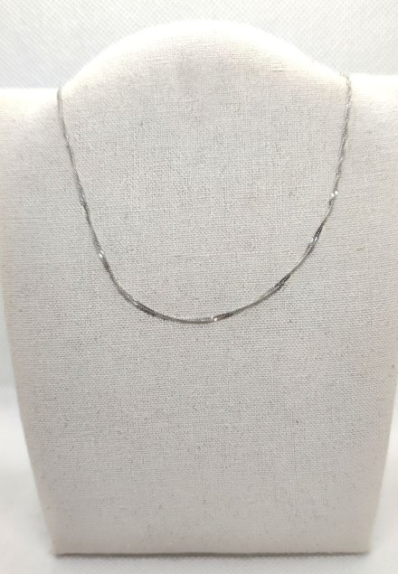 Srebrny łańcuszek cienki singapur 45cm GR22 • Srebro 925