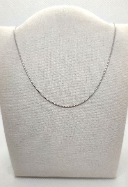 Srebrny łańcuszek cienki żmijka (linka) 50cm GR21 • Srebro 925