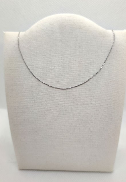 Srebrny łańcuszek lisi ogon 50cm GR19 • Srebro 925
