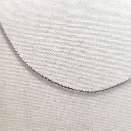 Srebrny łańcuszek lisi ogon 50cm GR19 • Srebro 925
