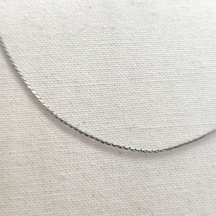 Srebrny łańcuszek lisi ogon 50cm GR19 • Srebro 925