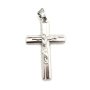 Srebrna zawieszka krzyż z Jezusem GR38 • Srebro 925