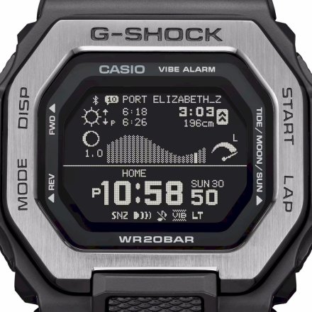 Szary zegarek Casio G-Shock G-LIDE GBX-100TT-8ER