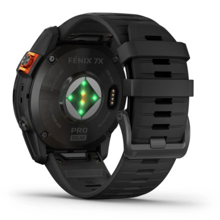 Zegarek Garmin Fenix 7X Pro Solar czarny z czarnym paskiem 010-02778-01