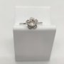 Srebrny pierścionek z kwiatkiem GR17 • Srebro 925