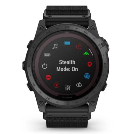 Zegarek Garmin Tactix 7 Pro Ballistics czarny z czarnym paskiem 010-02704-21