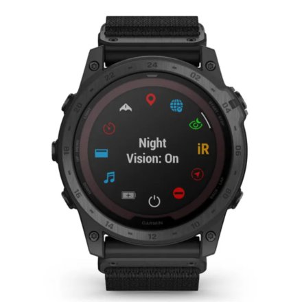 Zegarek Garmin Tactix 7 Pro czarny z czarnym paskiem 010-02704-11