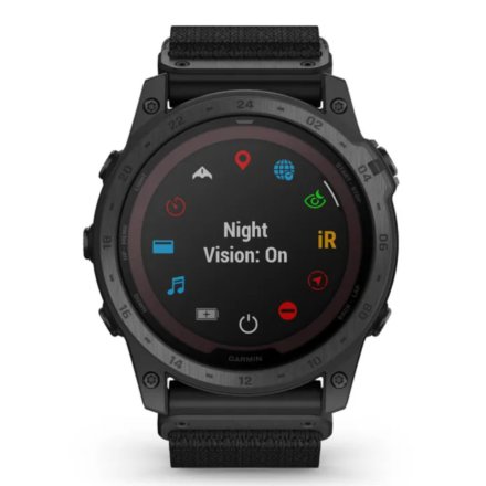 Zegarek Garmin Tactix 7 Pro czarny z czarnym paskiem 010-02704-11