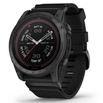 Zegarek Garmin Tactix 7 Pro czarny z czarnym paskiem 010-02704-11