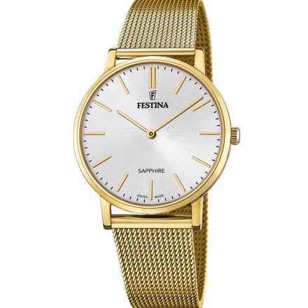 Zegarek Męski Festina  F20022/1 SWISS MADE Z BRANSOLETA MESH