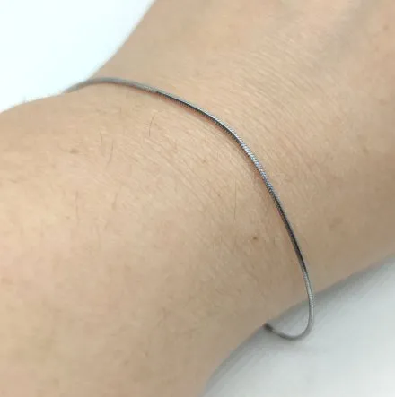 Srebrna bransoletka damska żmijka GR26   • Srebro 925