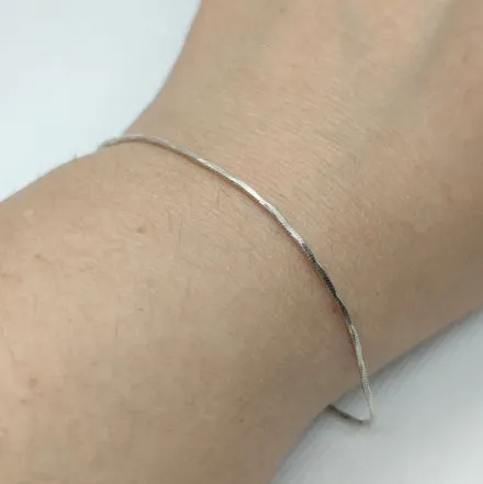 Srebrna bransoletka damska żmijka GR16   • Srebro 925