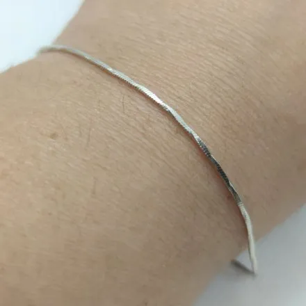 Srebrna bransoletka damska żmijka GR16   • Srebro 925