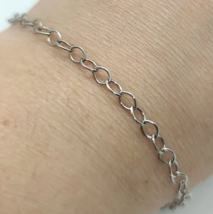 Srebrna bransoletka damska duże ogniwa GR16   • Srebro 925