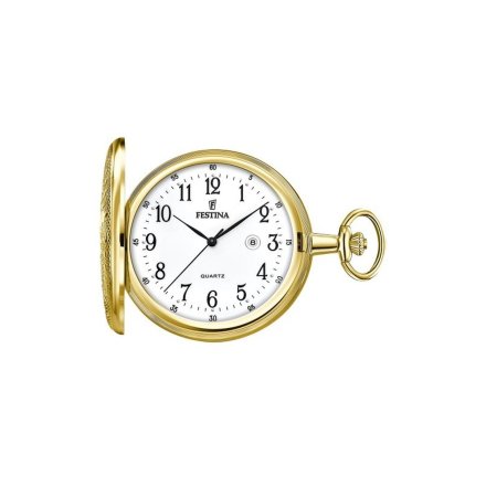 Złoty zegarek Męski Kieszonkowy zamykany  Festina F2028/1 Pocket 