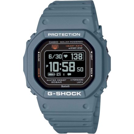 Zegarek Casio G-Shock Move z pulsometrem niebieski DW-H5600-2ER