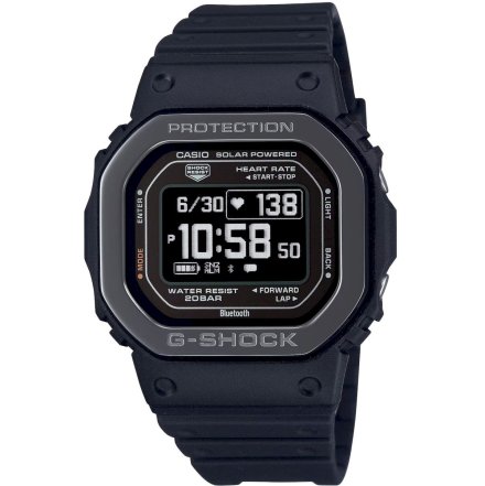 Zegarek Casio G-Shock Move z pulsometrem total black DW-H5600MB-1ER