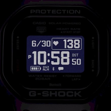 Zegarek Casio G-Shock Move z pulsometrem total black DW-H5600MB-1ER