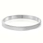 Sztywna bransoletka damska srebrna typu bangle Venetto B37