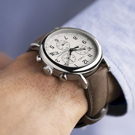 Męski zegarek Timex Waterbury Essential srebrny TW2V27600